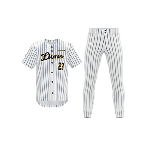 Uniforme de Béisbol de Alta Calidad con Botones Completos, Conjunto Combinado de Secado Rápido, Transpirable, Reciclable, Unisex, OEM, ODM - Product Image 1