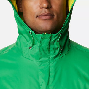 <b>Light</b> <b>Weight</b> Breathable Men Winter <b>Jacket</b> Full Zipper Nylon / Polyester Made Men Rain <b>Jacket</b> - Product Image 4