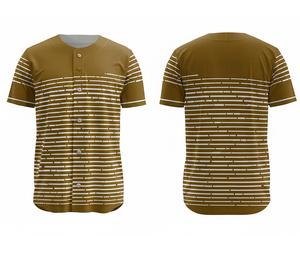 ชุดทีมเบสบอลมืออาชีพ – เสื้อผ้าแบบซับลิเมชั่นสั่งทำพิเศษ พร้อมโลโก้และหมายเลขตามสั่ง |   ฐานผ้าโพลีเอสเตอร์ที่ระบายอากาศได้ดี - Product Image 6