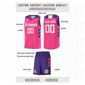 ชุดบาสเก็ตบอลแบบกำหนดเองขายส่งสำหรับทุกเพศ ระบายอากาศได้ดี แห้งเร็ว ชุดฝึกซ้อมผ้าตาข่าย ชุดกีฬา ชุดทีม ซับลิเมชั่น - Product Image 3