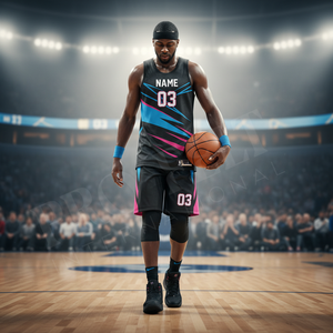 Vêtements de sport en gros, maillot de basket sans manches respirant et short, uniforme à séchage rapide, design imprimé numérique - Product Image 3