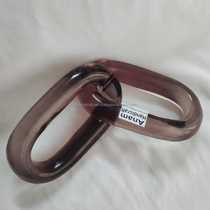 Décorations murales en chaîne acrylique modernes personnalisées, ornements en résine modernes faits à la main, suspendus pour la décoration intérieure, prêts pour le festival Diwali - Product Image 2