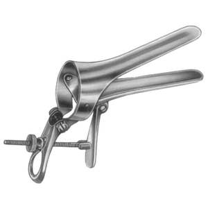 Spéculum vaginal en acier inoxydable Cusco, motif japonais, vis centrale, disponible dans toutes les tailles - Product Image 1