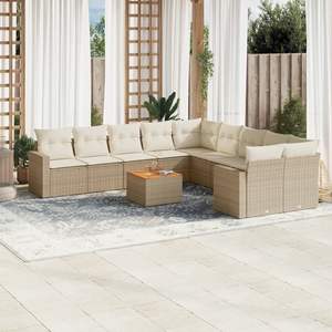 Set Divano da Giardino Beige - Product Image 1