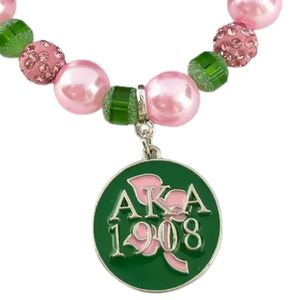Beaded Bling A Charm Bracelet <b>Set</b> of 3 Green Pink Color Fashion Jewelry Gift Accessory Elegant Bead Bracelet Collection Women - Product Image 3