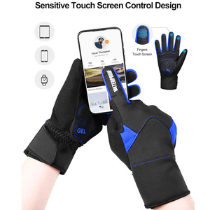 Gants de cyclisme d'hiver pour hommes et femmes, gants de vélo thermiques coupe-vent en gel pour temps froid, compatibles avec les écrans tactiles - Product Image 3