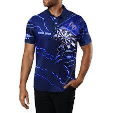 Custom Sublimated <b>Darts</b> Jersey Polo Shirt | Personalized Name & Team Logo Athletic Tee | High-Performance Moisture-Wicking Sport - Product Image 2