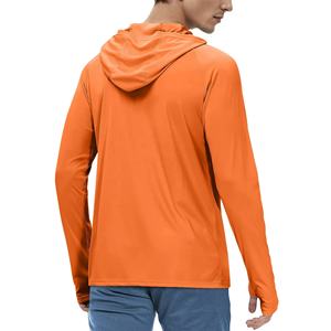 2025 nouveau produit haut de gamme léger conception Unique sweats à capuche en molleton hommes couleur unie coton mélangé à capuche - Product Image 3