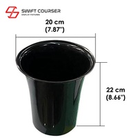 Pot de fleurs vertical en plastique, offre spéciale, pour jardin, balcon, jardinière, vase en plastique