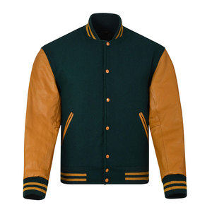 Latest Design College Varsity <b>Jacket</b> for <b>Men</b> Soft Comfortable Breathable Fabric 100% Cotton Fashion <b>Baseball</b> Varsity <b>Jacket</b> - Product Image 1