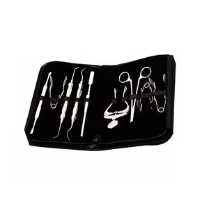 Veterinary Surgical Instrument Kit 177 Pcs Stainless Steel Set with Scissors Needle Holder Hemostat Forceps Tweezers Scalpel - Product Image 4