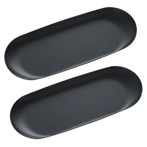 Bandeja de Servir Ovalada Moderna de Esmalte, Plato Decorativo de Metal para Mesa de Centro, Bandeja para Aperitivos con Diseño Pintado a Mano, Decoración para el Hogar, Regalo - Product Image 6