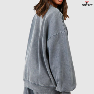 Sweat-shirt unisexe pour femme en coton 100% léger, séchage rapide, prix raisonnable, logo personnalisé sur le devant, couleurs et tailles personnalisées, vente en gros - Product Image 2