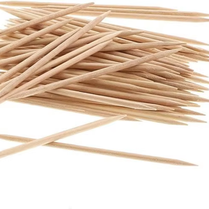 Premium Wooden Round <b>Toothpicks</b> with Storage Holder from durable smooth wood for safe and comfortable use. - Product Image 1