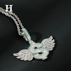 Collier pendentif de luxe symbole argent Hip Hop, Or 14K/18K, Diamant de laboratoire/Naturel, Fournisseur de bijoux en gros - Product Image 1