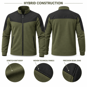 Chaqueta Deportiva con Cuello Alto, Paneles en Contraste, Tejido Doble de Poliéster, Chaqueta de Alto Rendimiento, Logotipo Personalizado, Ropa Deportiva para Equipos, Proveedor OEM - Product Image 6