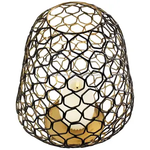 Farol Redondo de Metal Artístico, Iluminación Moderna para el Hogar, Estilo Vintage, Farol de Hierro para Velas, Duradero, Colgante, Navideño, Hecho a Mano - Product Image 6