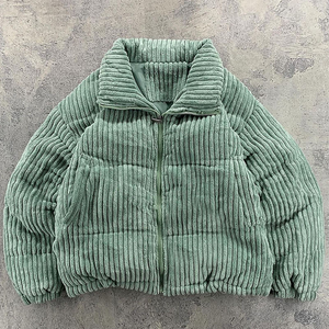 Chaqueta Bomber de Algodón Grueso Personalizada - Ropa Exterior Minimalista para Hombre - Product Image 1
