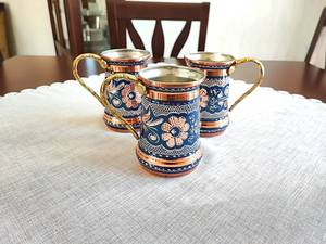 Handmade <b>copper</b> <b>cup</b>, pure <b>copper</b> mug, moscow mule mug,17 oz beer mug, hand painted <b>copper</b> drinkware, birthday gift <b>copper</b> gift - Product Image 6