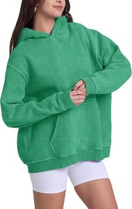 Venta al por mayor de sudaderas de felpa de algodón 100% de 360 g, sin cordones, para invierno, servicio OEM, logotipo personalizado, estilo urbano extragrande - Product Image 2