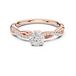 Anillo de Compromiso Clásico para Mujer con Diamante Cultivado en Laboratorio de Corte Redondo de 0.70 Ct Personalizado con Certificado IGI para Aniversario y Boda - Product Image 5