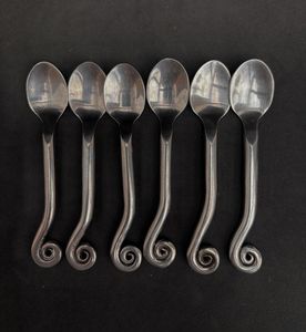 Cuillère à soupe en acier inoxydable coréen à fond plat, idéale pour les dîners et le service de soupes, convient aux enfants et aux étudiants, parfaite pour les restaurants. - Product Image 5