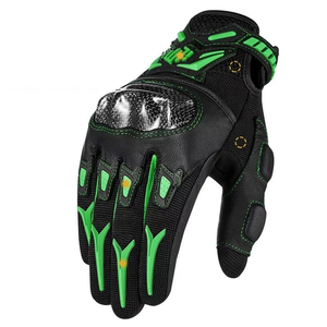 Guantes de Motocicleta con Logotipo Personalizado de Marca Privada, Buen Material, Guantes de Motocicleta para Hombre con Logotipo Personalizado, Nuevo Diseño, Hechos en Pakistán con Malla - Product Image 5