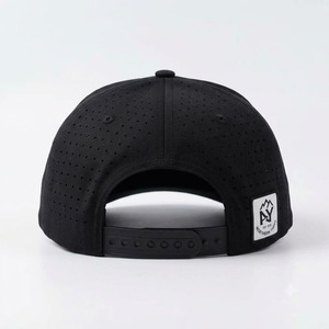 Gorra de béisbol snapback con logotipo bordado personalizado y cuerda, para golf, tenis, impermeable, para exteriores, con visera curva, tela transpirable de spandex. - Product Image 3