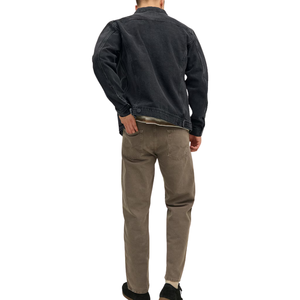 Mens Classic Canvas Sleeveless Vest Button Closure <b>Rugged</b> Stitch <b>Outdoor</b> Casual Autumn Outerwear <b>Waterproof</b> Wholesale - Product Image 2