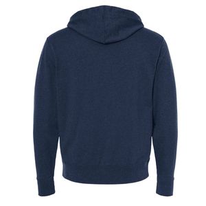 Custom Unisex French Terry Zip Hooded Sweatshirt Lightweight Breathable Full Zip Hoodie for Sports Casual Wear and Wholesale - Product Image 2