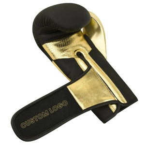 Gants de boxe professionnels en cuir avec poignées, vente en gros, logo personnalisé, prix des gants de boxe professionnels - Product Image 5