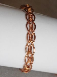 Copper Fashion Bracelet With Handmade <b>Engraved</b> Design For Men Women And Gift Jewelry Collection - Product Image 4
