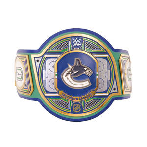 Cinturón de Campeonato Personalizado Ecológico para Hombre, Estilo Vancouver Canucks Legacy, Cintura Alta, Forro de Cuero, Estilo Lucha Libre Profesional - Product Image 6