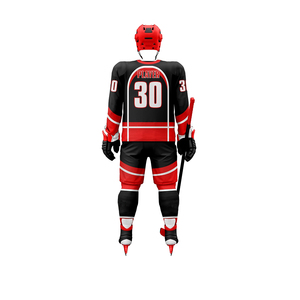 Uniforme de Hockey sobre Hielo - Personalizado con Impresión, 100% Poliéster, Transpirable, de Secado Rápido, Tela de Malla, Unisex para Adultos, Nombre del Equipo, Logotipo y Posiciones Personalizados - Product Image 5