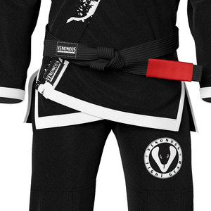 ชุดยิวยิตสูบราซิลเลี่ยน Venomous Black Thunder BJJ Gi พรีเมียม ผ้าเพิร์ลวีฟ ระบายอากาศได้ดี น้ำหนักเบา แห้งเร็ว ผ้าฝ้าย 100% 450 กรัม - Product Image 5