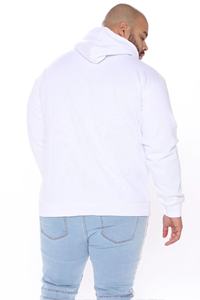 Fabricante de ropa de alta calidad Oversized Heavyweight Puffer para ropa de calle de invierno Jersey con capucha en blanco Sudaderas con capucha impresas - Product Image 3