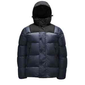 Chaqueta de plumón para hombre de primera calidad, chaqueta de invierno OEM, con logotipo personalizado, estilo casual, con capucha, estilo urbano, extragrande, cálida, para hombre. - Product Image 3