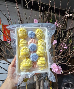 Boulettes de riz glutineux surgelées à coque fine, raviolis de riz sucré fourrés, dessert vietnamien traditionnel pour fêtes et plateaux d'offrandes - Product Image 5