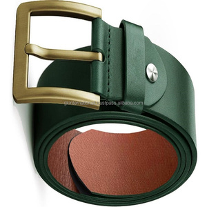 Cinturón informal de cuero de vaca original de alta calidad para hombres y mujeres Cinturones y accesorios de cuero puro hechos a mano al mejor precio - Product Image 2