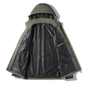 Chaqueta Softshell de Alta Calidad para Hombre, Impermeable, Cortavientos, Transpirable, Chaqueta de Forro Polar para Clima Frío, Ropa Térmica para Senderismo - Product Image 4