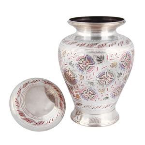 โกศบรรจุอัฐิโลหะขนาดใหญ่ทันสมัย ทำด้วยมือ สำหรับบรรจุอัฐิมนุษย์ โกศสำหรับผู้ใหญ่ ใช้ในพิธีศพ งานฌาปนกิจ  พร้อมที่ใส่เทียน  ความจุตามสั่ง ผลิตจากโรงงานโดยตรง - Product Image 1