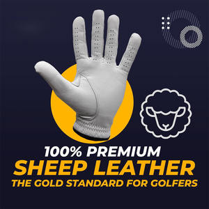 Gant de golf pour main gauche - Prise en main et confort supérieurs - Léger, respirant, durable pour les golfeurs de tous niveaux - Product Image 2