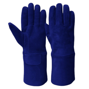 Gants de travail en cuir de vachette pleine fleur haute performance, résistants, protection des mains pour la sécurité industrielle, antistatiques, antivibrations - Product Image 6