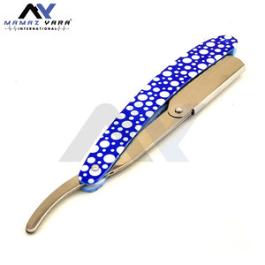 Manual Single Blade Barber Razors Blade Shaving Knife <b>Men</b> Grooming Professional Straight Razor Shaving Cut Throat Custom Print - Product Image 3