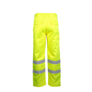 OEM Hi Vis Safety Pants with Multi-Pockets High Visibility Pants Waterproof Hi-Vis Orange <b>Cargo</b> Pants for Workers - Product Image 3