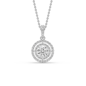 Pendentif en diamant de laboratoire 1,58 carat de style unique, coupe ovale brillante légère, or 14 carats, bijoux de fiançailles, glamour pour le quotidien - Product Image 2
