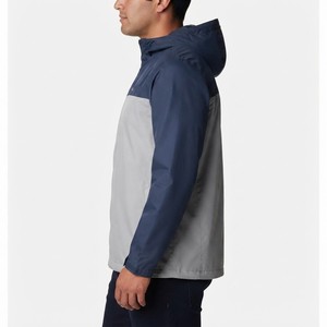 Chaqueta acolchada con capucha para hombre, ligera, con cremallera, informal, cortavientos, para otoño y primavera - Product Image 3