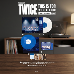 Artículos 100% auténticos garantizados. ](TWICE) - [ESTO ES PARA] EL FINAL DE LA GIRA MUNDIAL en SEOUL - EN DIRECTO (Versión especial LP) k-pop - Product Image 2