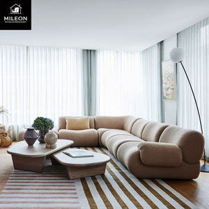 Nordic मॉड्यूलर सोफे होटल लॉबी लिविंग रूम शोरूम शोरूम शोरूम के लिए उच्च अंत कस्टम-निर्मित आरामदायक आधुनिक न्यूनतम सोफा - Product Image 2