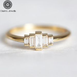 Bague de Fiançailles et d'Éternité Classique pour Femme Charm_Jewells en Argent Plaqué Or Rose 18K avec Moissanite Taille Coussin et Sertissage à Griffes IGI - Product Image 5